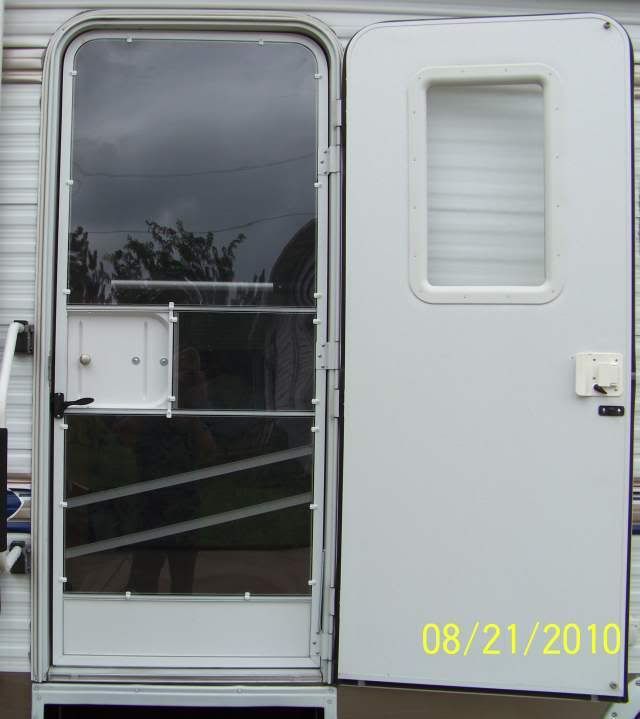 Screen Door Lexan Panel 101 (Lots of Pic's) Sunline Coach Owner's Club
